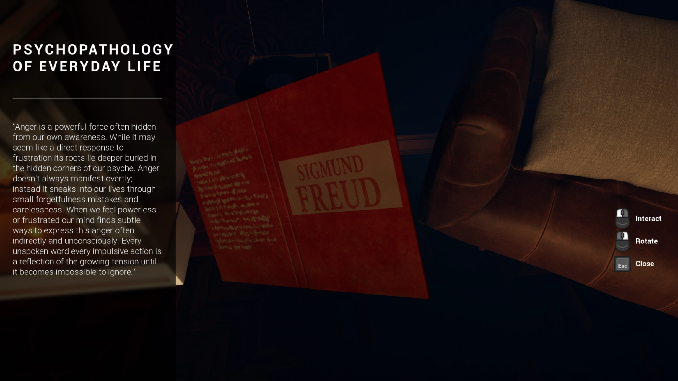 Demo Screenshot Freud Book